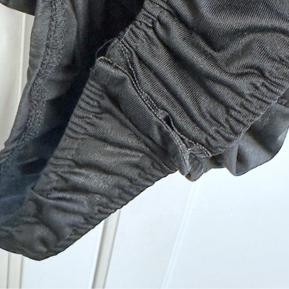 Missguided Black Drape Front Bodysuit 4 Adjustable Straps - Picture 7 of 11